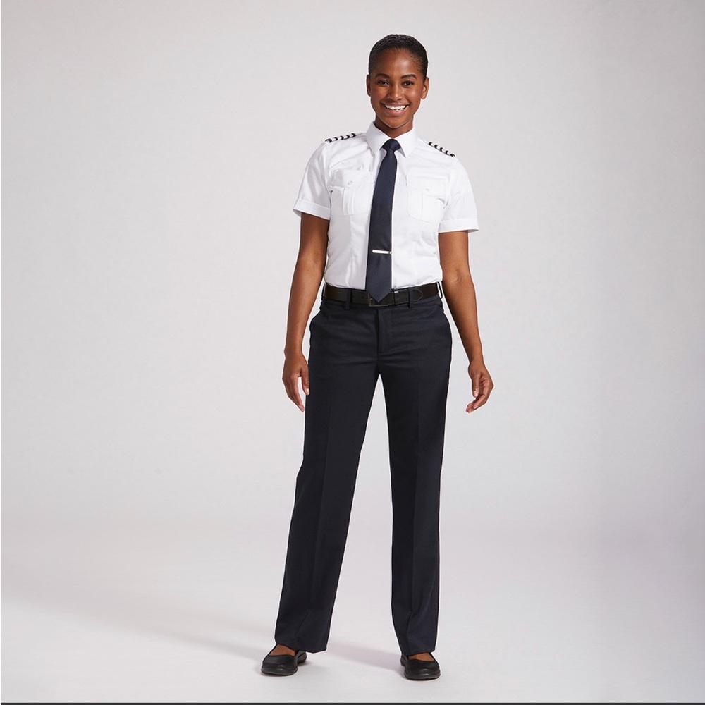 A Cut Above WOMEN'S UNIFORM PANTS - FALCON POLY WOOL - NAVY—NWT!